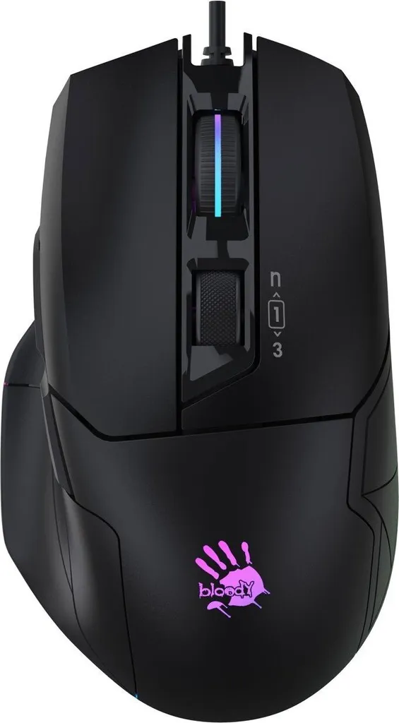 Souris Gaming Bloody W70 Max Activated Noire - Capteur Pro 10000 CPI