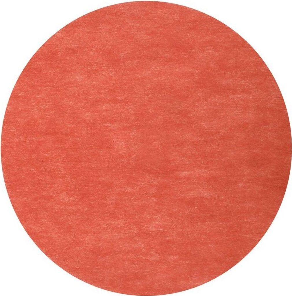 50 runde Tischsets orange terracotta Vlies Ø 34 cm Einweg Produktbild 