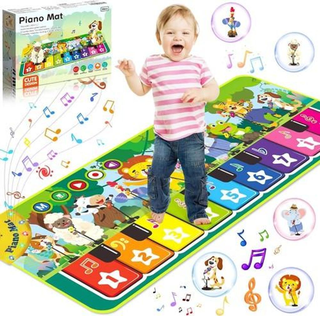 Muziekmateriaal, speelmat, pianomat, dansmat, keyboard met Productafbeelding 
