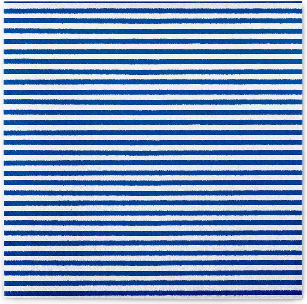 Airlaid Serviette Heiko in Blau, 40 x 40 cm, 50 Stück - Mank - Streifen Linien Striche