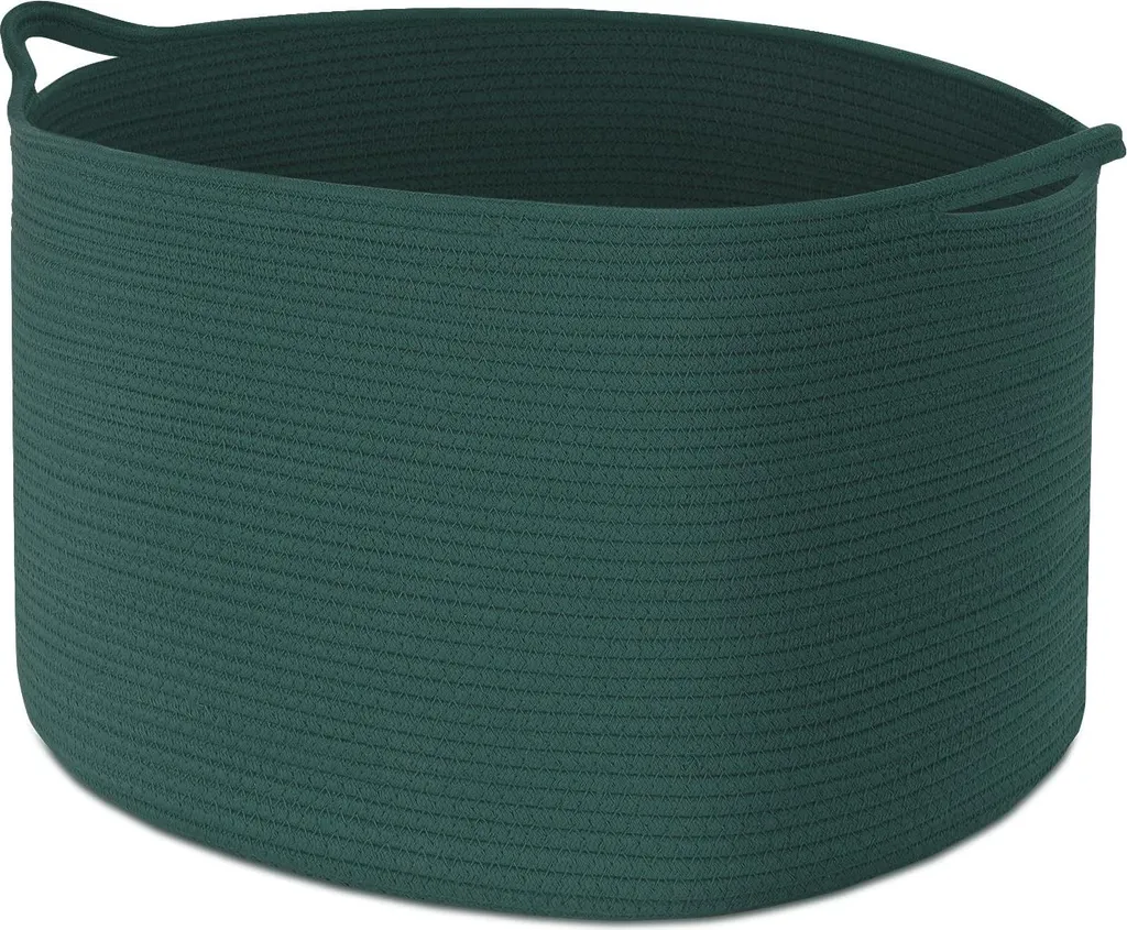 Corbeille de rangement à linge en coton souple avec 4 zones de tri