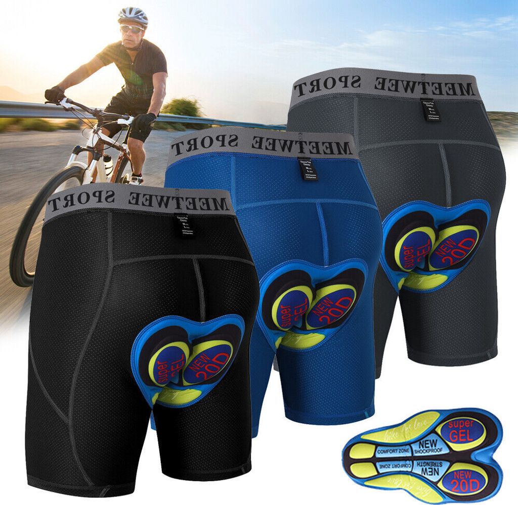 CR Herren-Radlerhose Mit 4D-Polster & Anti-Rutsch-Manschette – Für Komfort & Schutz Beim Radfahren