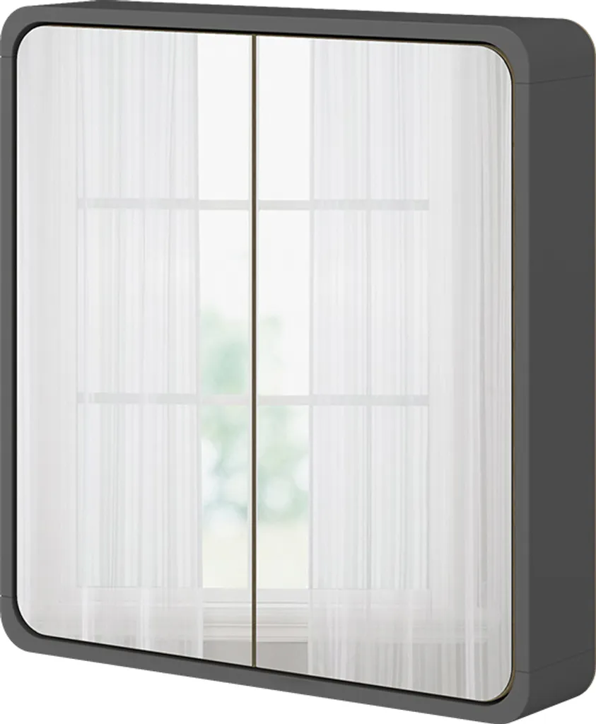 Specchio Bagno Contenitore Vicco Arla 60x60 cm | Facile Montaggio
