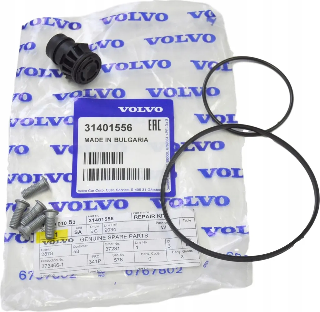 Joint d'étanchéité pompe à vide Volvo XC90 et S80 31401556 kit complet