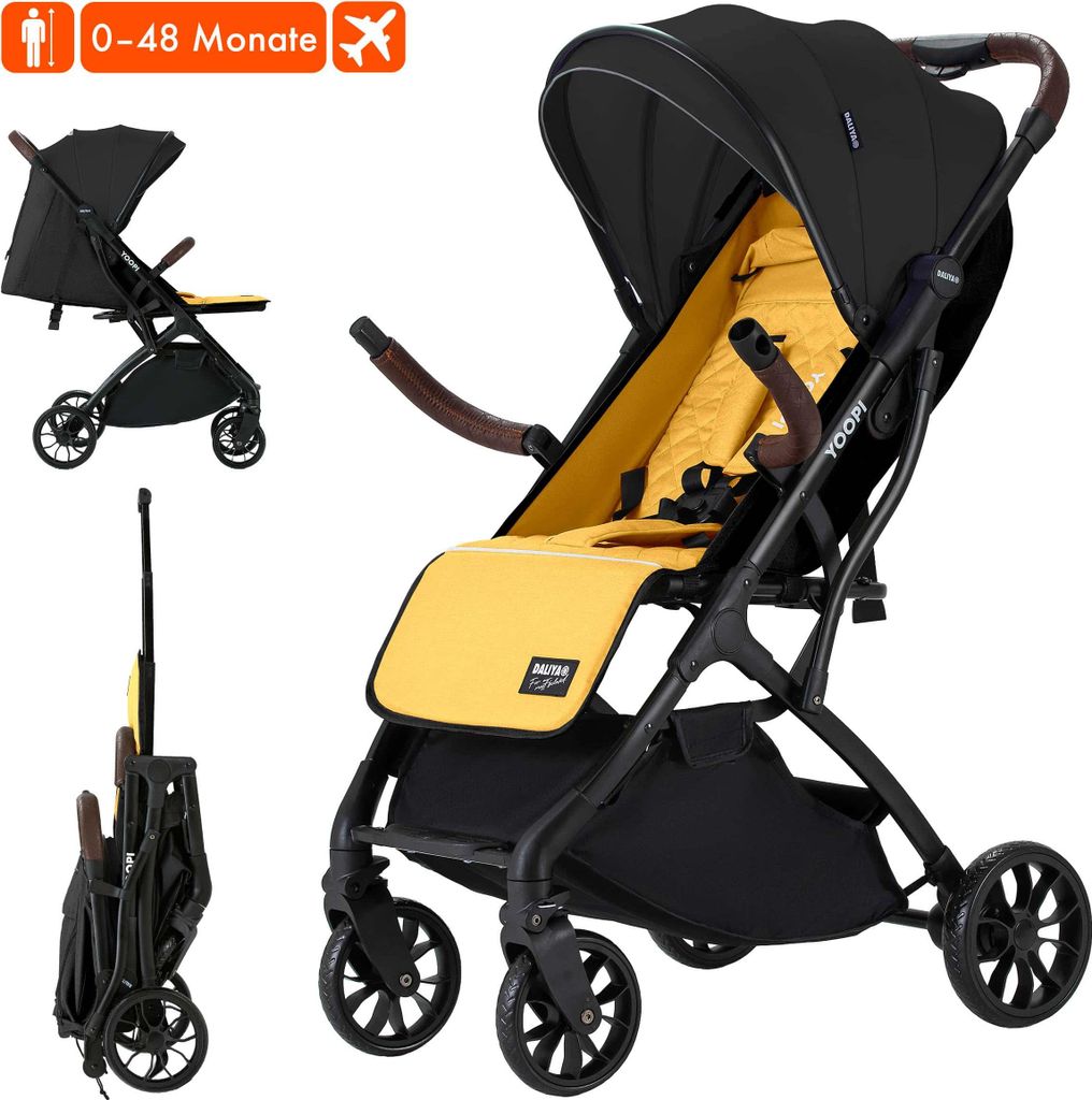 Daliya® YOOPI Reisebuggy, faltbar, mit Teleskopgriff, Produktbild 