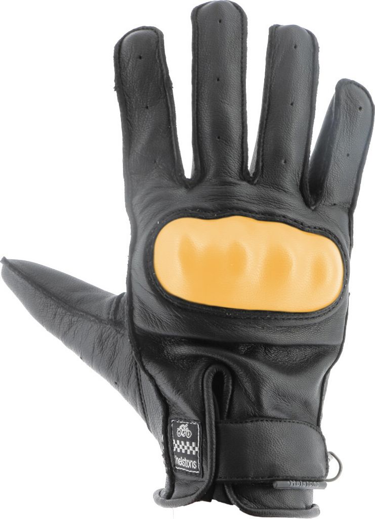 Helstons Roko Motorradhandschuhe, schwarz/gold, 12