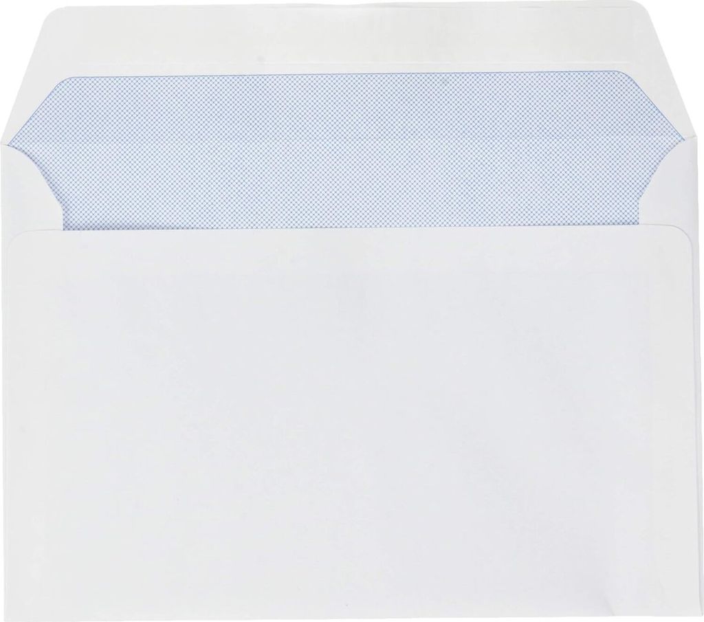 GPV Briefumschläge C6 114 x 162 mm weiß ohne Fenster 500 Briefumschläge