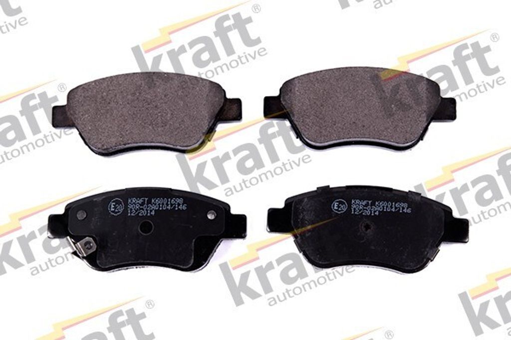 KRAFT Bremsbeläge Satz Vorne Bremsklötze für OPEL Corsa D Schrägheck (S07) 6001698