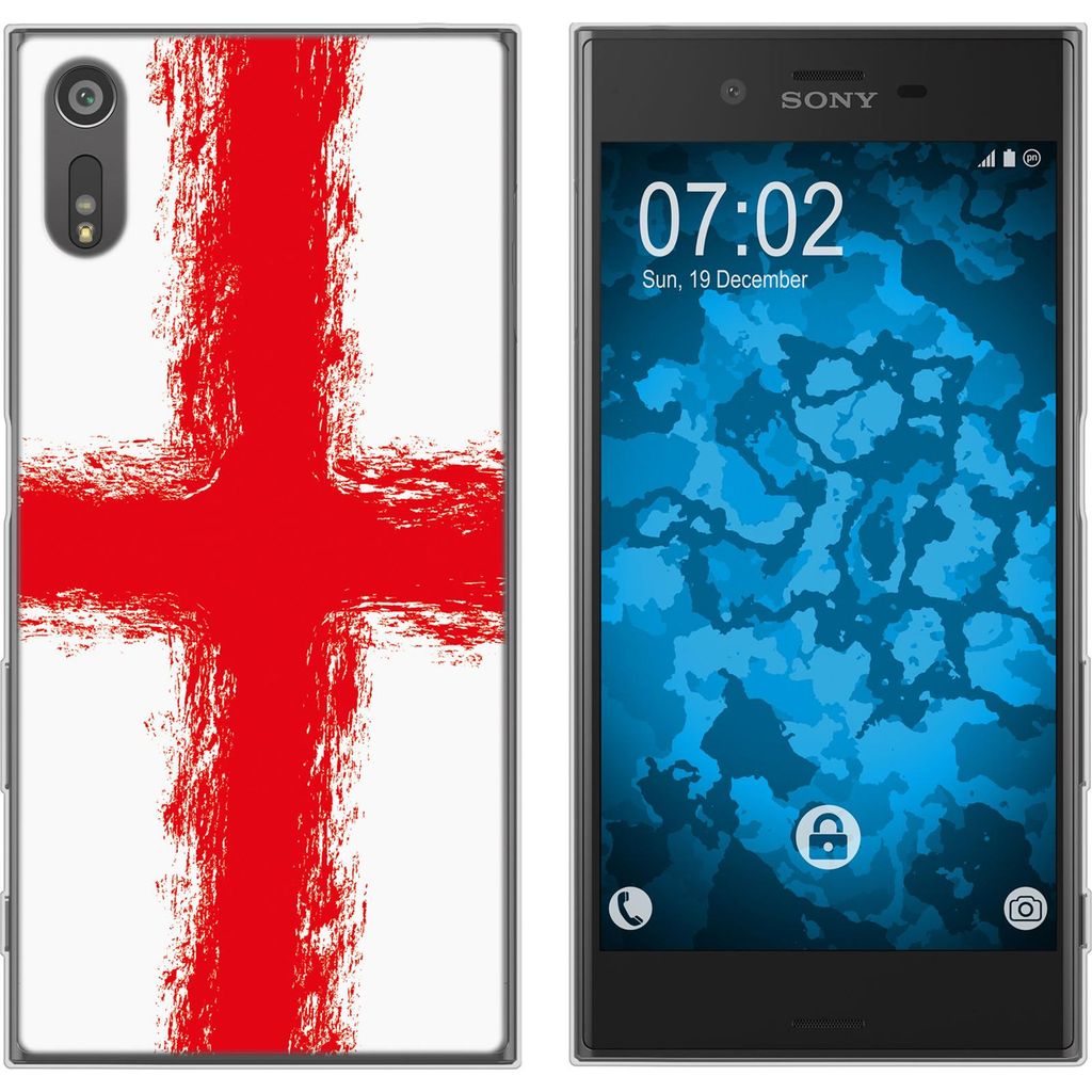 PhoneNatic Case kompatibel mit Sony Xperia XZs Silikon-Hülle WM England M4
