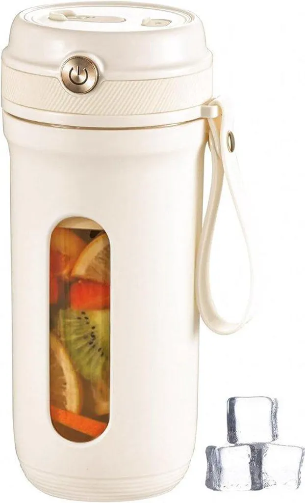 Mixeur plongeant puissant et portable 2-en-1 avec lames en acier inoxydable