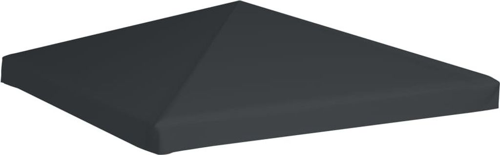 vidaXL Pavillondach 310 g/m² 3x3 m Grau Produktbild 