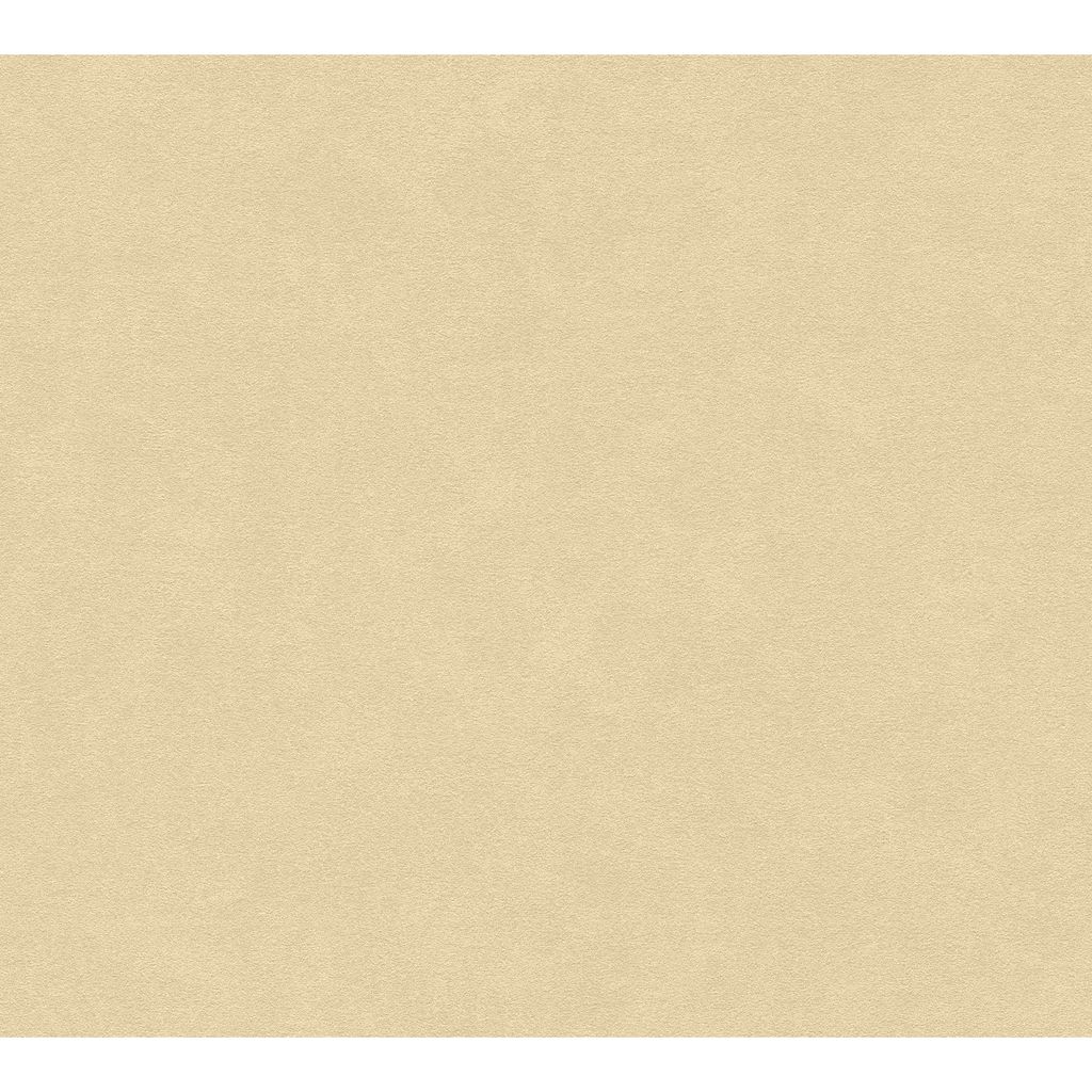 A.S. Création Unitapete Pop Style einfarbige Tapete unifarben Vliestapete beige 10,05 m x 0,53 m