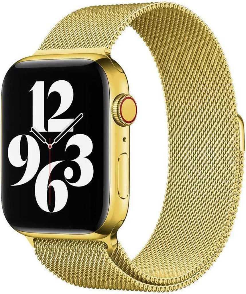 Bracelet de Montre en Maille Acier pour Apple Watch 44mm et 45mm Chic