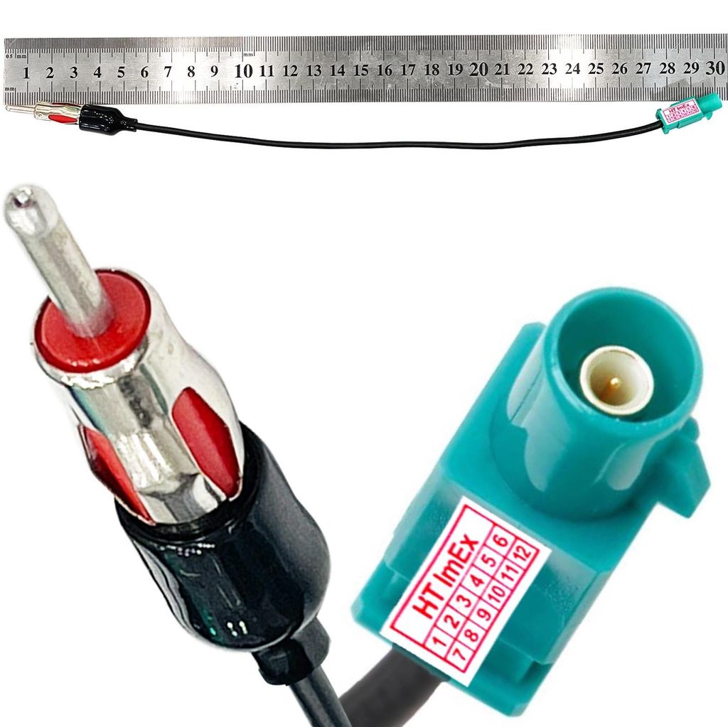 Adapter Fakra auf DIN kabel passend 30cm für Antenne Antennenadapter Fakra(z)