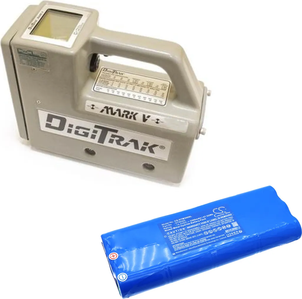 Batteria TECHTEK per Digitrak Eclipse e Mark III/IV/V | Ricambio DTM300 - 2