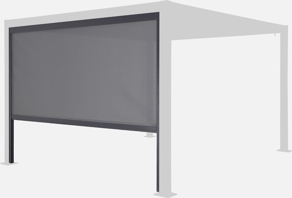 sweeek - Markise 3m für die Pergola Palace 3x3m V2 3x4m 3x6m - Anthrazit