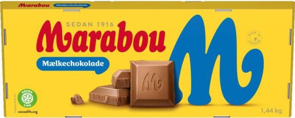 Marabou Mjölkchoklad 16x90g Produktbild 