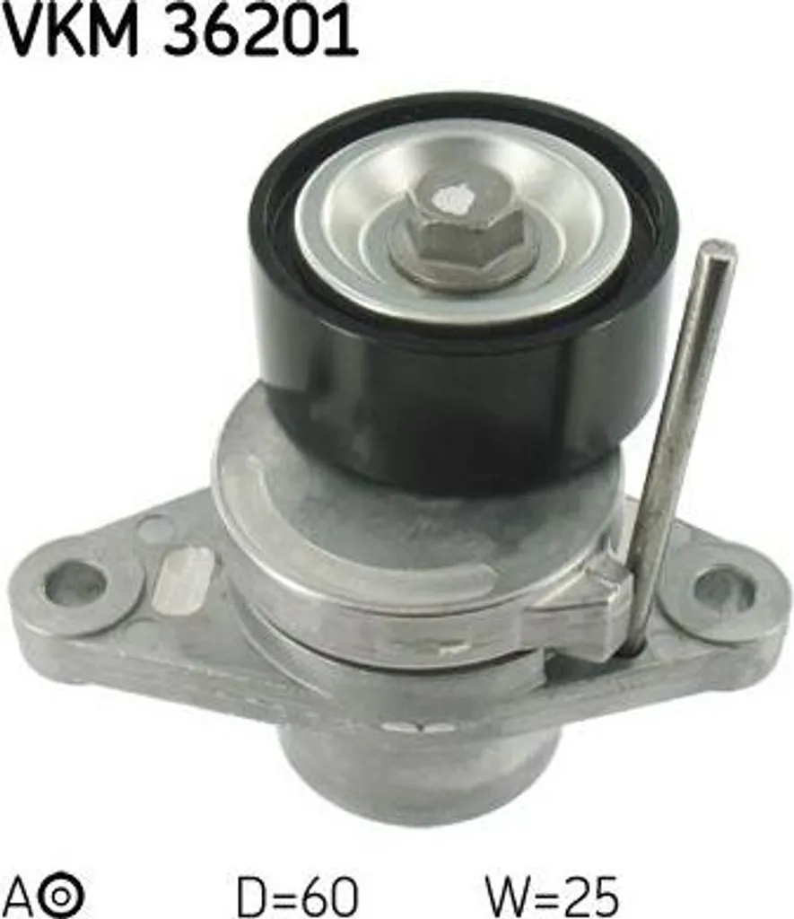 Rouleau tendeur SKF VKM 36201 pour entretien courroie Sandero et Duster OE