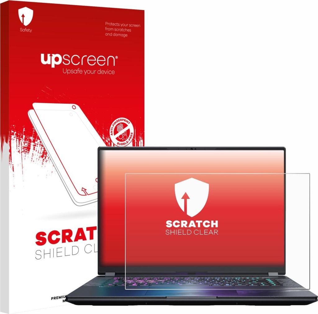 upscreen Schutzfolie für Gigabyte AORUS Elite 16 2025 Displayschutz Displayschutzfolie Folie Klar Transparent