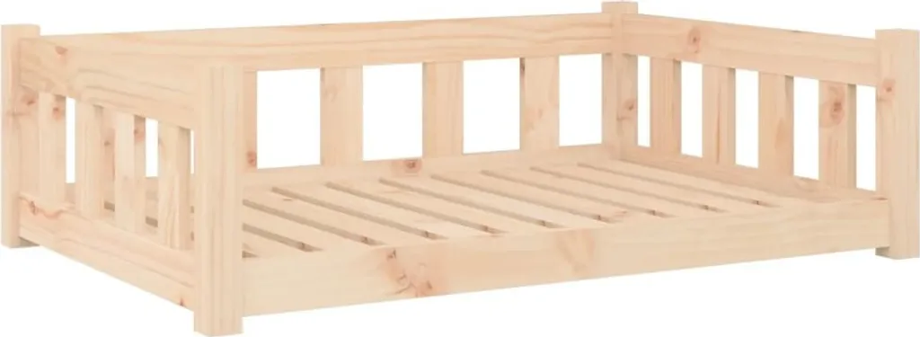Letto Cani vidaXL Legno Pino Massiccio 95x65x28 cm - Robusto e Facile