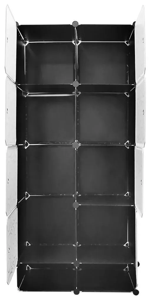 Dressing modulable gain de place - Armoire noire pour petite chambre