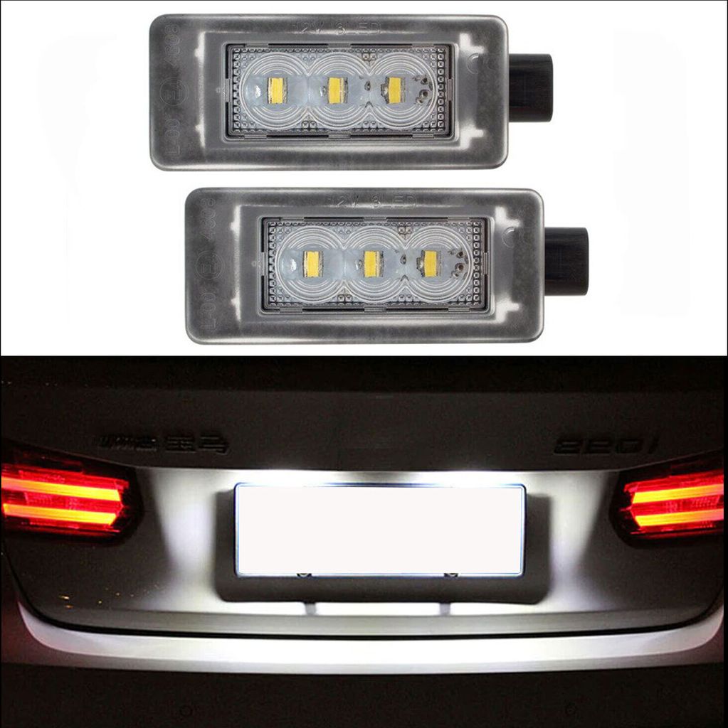 2x oświetlenie tablicy rejestracyjnej LED SMD do Peugeot Zdjęcie produktu