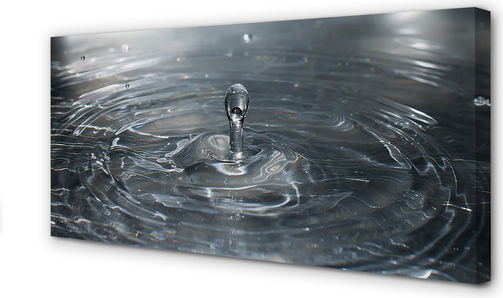 Leinwandbild 100x50 Wandkunst Wassertropfen spritzen