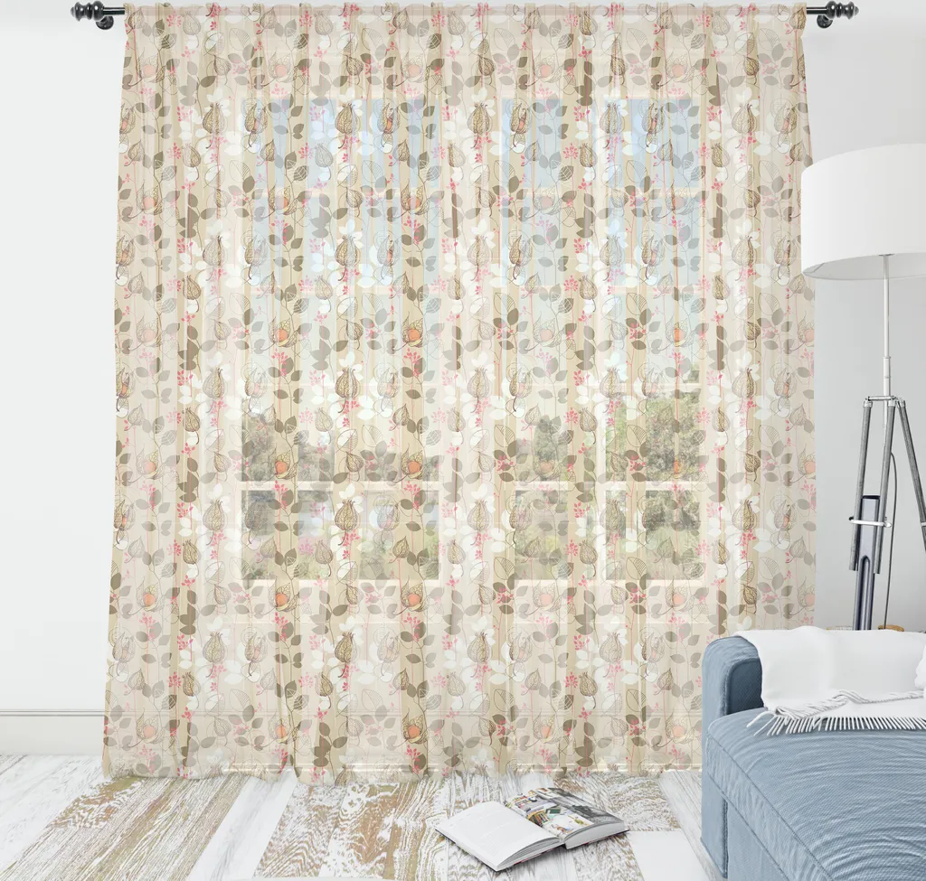 Arazzo Parete Vintage ABAKUHAUS 160x274 - Tessuto Satin Botanico