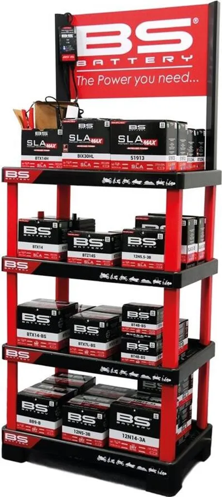 Étagère BS-Battery pour Batteries : Support de Stockage Robuste en Acier