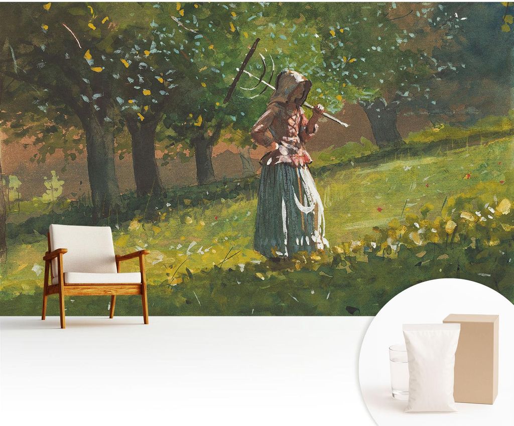 Fototapete - 416x254 cm - Tapete - Wandtapete - Wandbilder - Dekofolie - Tapete Folie - Wand - Dekoration - Wohnzimmer - Herbstnachmittag