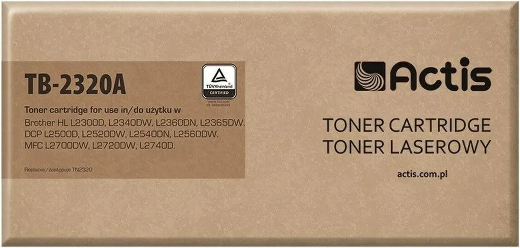 Cartouche de Toner Noir Actis TB-2320A compatible Brother TN-2320 Laser