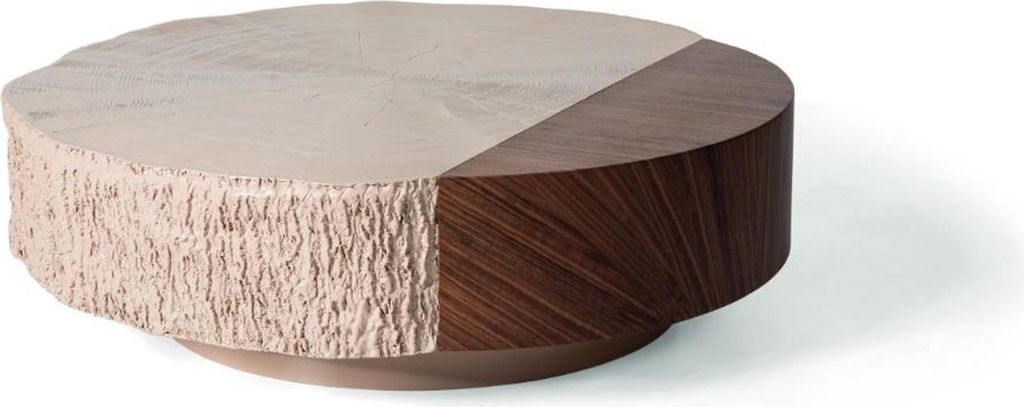 Luxus Couchtisch modern möbel für Wohnzimmer Design Rund form Holz