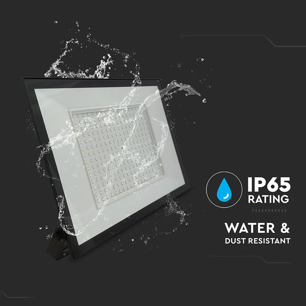 Projecteur extérieur LED 200W étanche IP65 pour éclairage grand angle