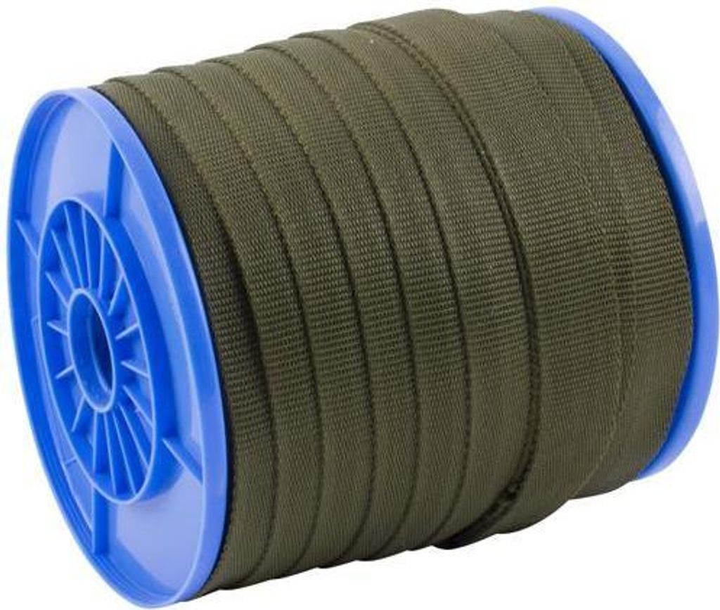 Cinghia di fissaggio Strend Pro WR50, 35 mm, verde, rotolo Immagine del prodotto 