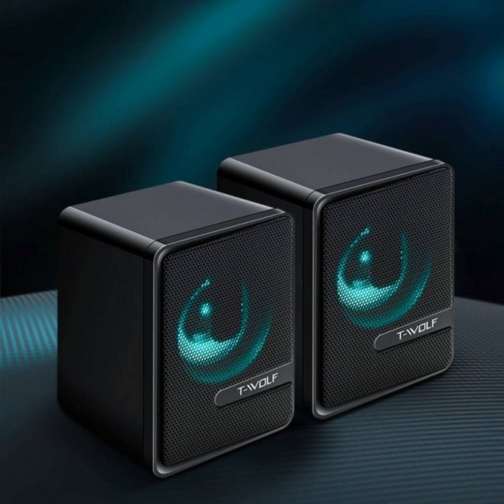 Lautsprecher Stereo Subwoofer Audio 3.5 mm AUX Klinke mit Produktbild 