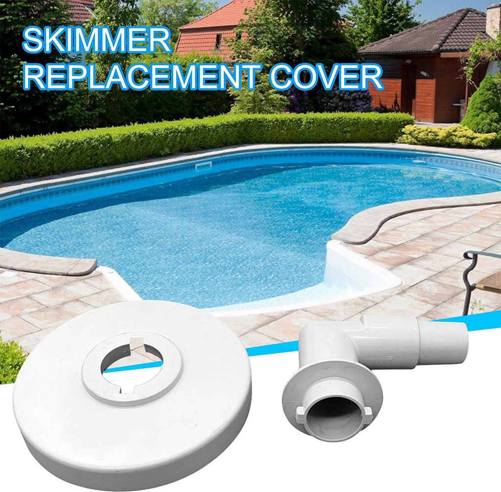 Pool-Skimmer-Vakuumplatte mit 90-Grad-Ellbogen Hocheffizienz Pool Skimmer-Vakuumplattenadapter-Ersatzteilen
