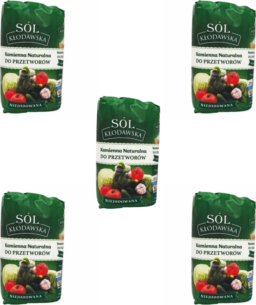 Kłodawa nicht jodiertes Salz 5 x 1,1kg - Kłodawa Produktbild 