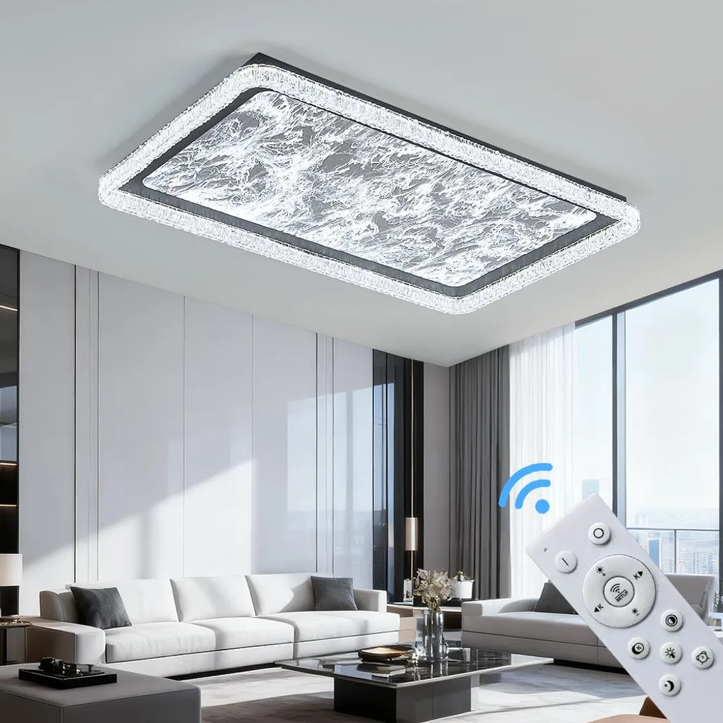 Plafonnier LED variable avec télécommande 3000-7000K noir 251-CFX-BL - 4