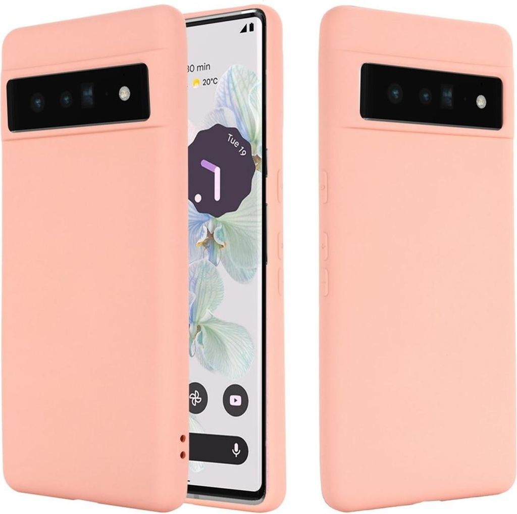 Hülle für Google Pixel 7 Handyhülle Silikon Case Bumper Handy Cover Matt