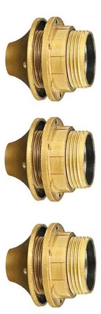 Lamphouder met Kraag + Ring - E27 - Goud - Per 3 stuks Productafbeelding 