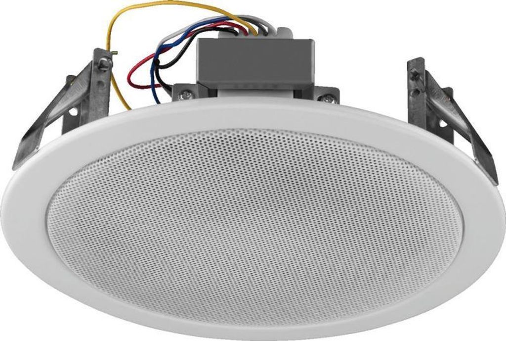 MONACOR ELA-Deckenlautsprecher 2Weg 100V 6'' 92dB 90-20000Hz ws EDL-116TW