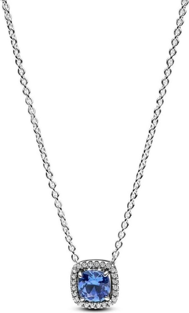 Halo-Kette für Damen aus Sterlingsilber mit Zirkonia von Produktbild 