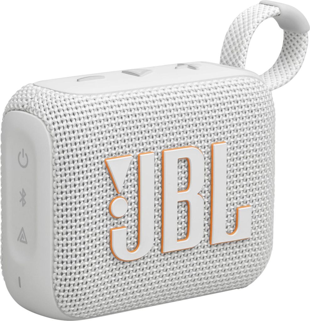 JBL GO 4 Ultra Tragbarer Wasserdichter Lautsprecher Weiß Produktbild 