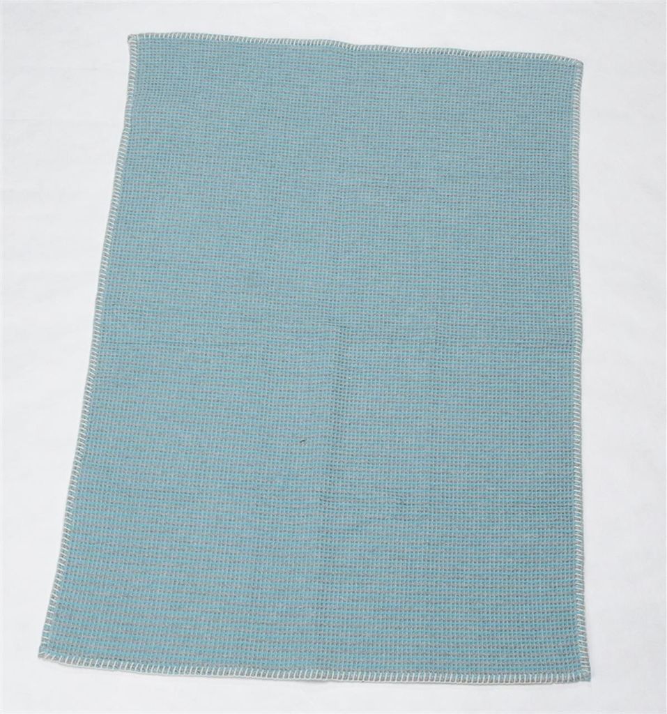 David Fussenegger Babydecke Lido "gestreift" 65 x 90 cm Jade - Blau