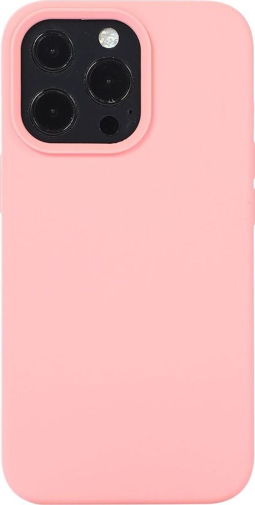 Mobigear Rubber Touch iPhone 14 Pro Max Silikon Hülle Backcover - Blossom Pink