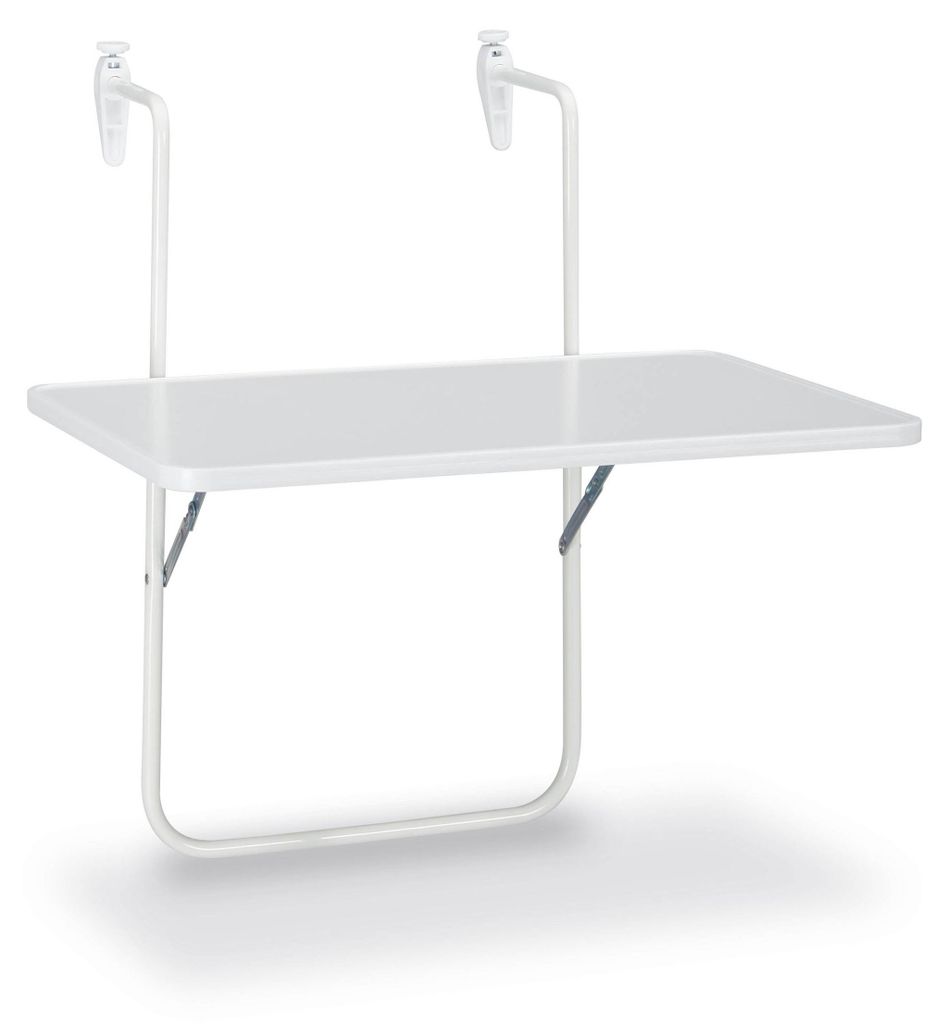 Best Balkonhängetisch Boy - 60 x 40 x 5 cm Farbe: Weiß Produktbild 
