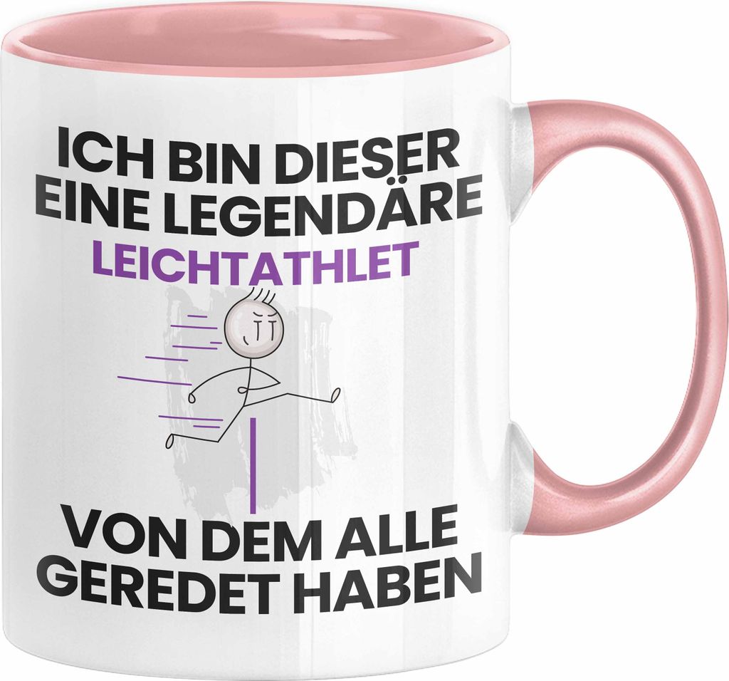 Leichtathlet Geschenk Tasse Lustige Geschenkidee Geburtstag für Leichtathlet Ich Bin Dieser Legendäre Leichtathlet Von Dem Alle Geredet Haben Kaf...