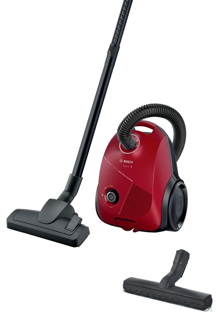 Bosch Bgbs2Rd1H Serie 2 Staubsauger 600W Rot/Schwarz Produktbild 