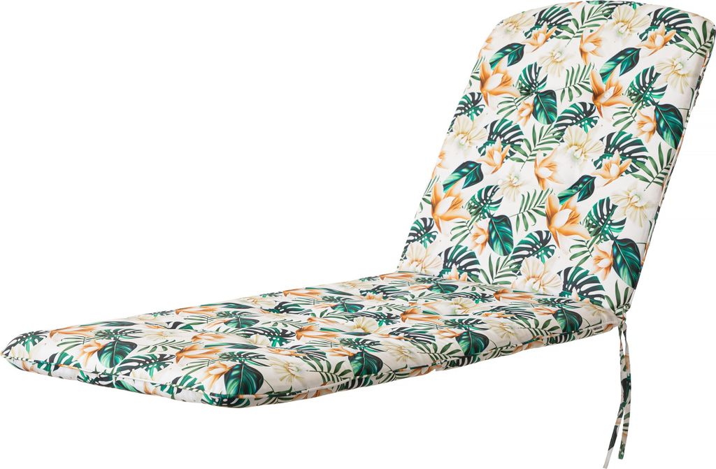 Matratze für Liegestuhl "Beatriz" 185x60x6 cm | Sonnenliegen, Sitzkissen, Sitzpolster, Gartenmöbel Kissen | Hobbygarden