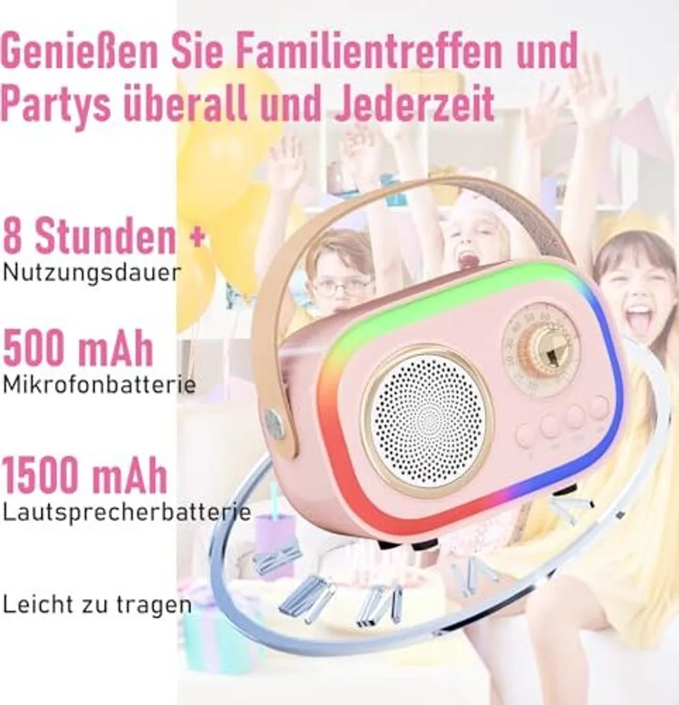 Microfono Giocattolo NUOBESTY Per Karaoke E Giochi Di Ruolo - Colore Casuale, Per Bambini E Feste